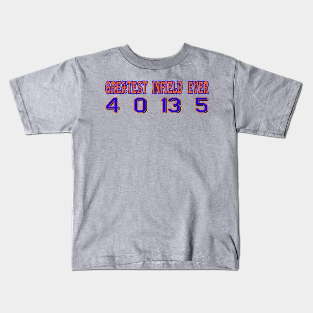 The Greatest Infield Ever Kids T-Shirt by Retro Sports